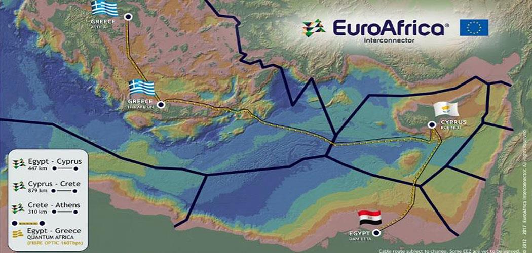 Σύμβουλος του Αλ Σίσι δηλώνει ότι «σύντομα θα εγκαινιαστεί το έργο της ηλεκτρικής διασύνδεσης Αιγύπτου – Κύπρου – Ελλάδας, EuroAfrica Interconnector»