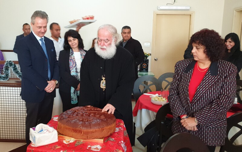 Πατριάρχης, Πρόξενος και Β΄ Αντιπρόεδρος ΕΚΑ, με τους Γέροντες του ΜΑΝΝΑ την Πρωτοχρονιά του 2020 (ΦΩΤΟ)