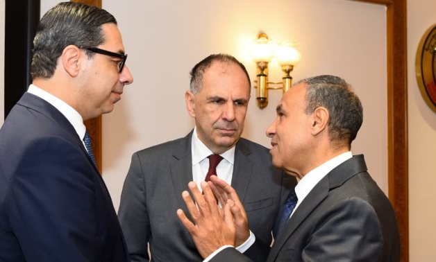 Egypt FM emphasizes tripartite cooperation with Greece, Cyprus