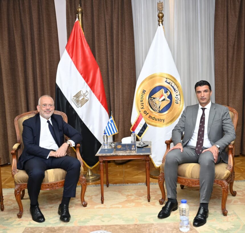 Egypt, Greece explore stronger industrial partnership to boost investment, manufacturing