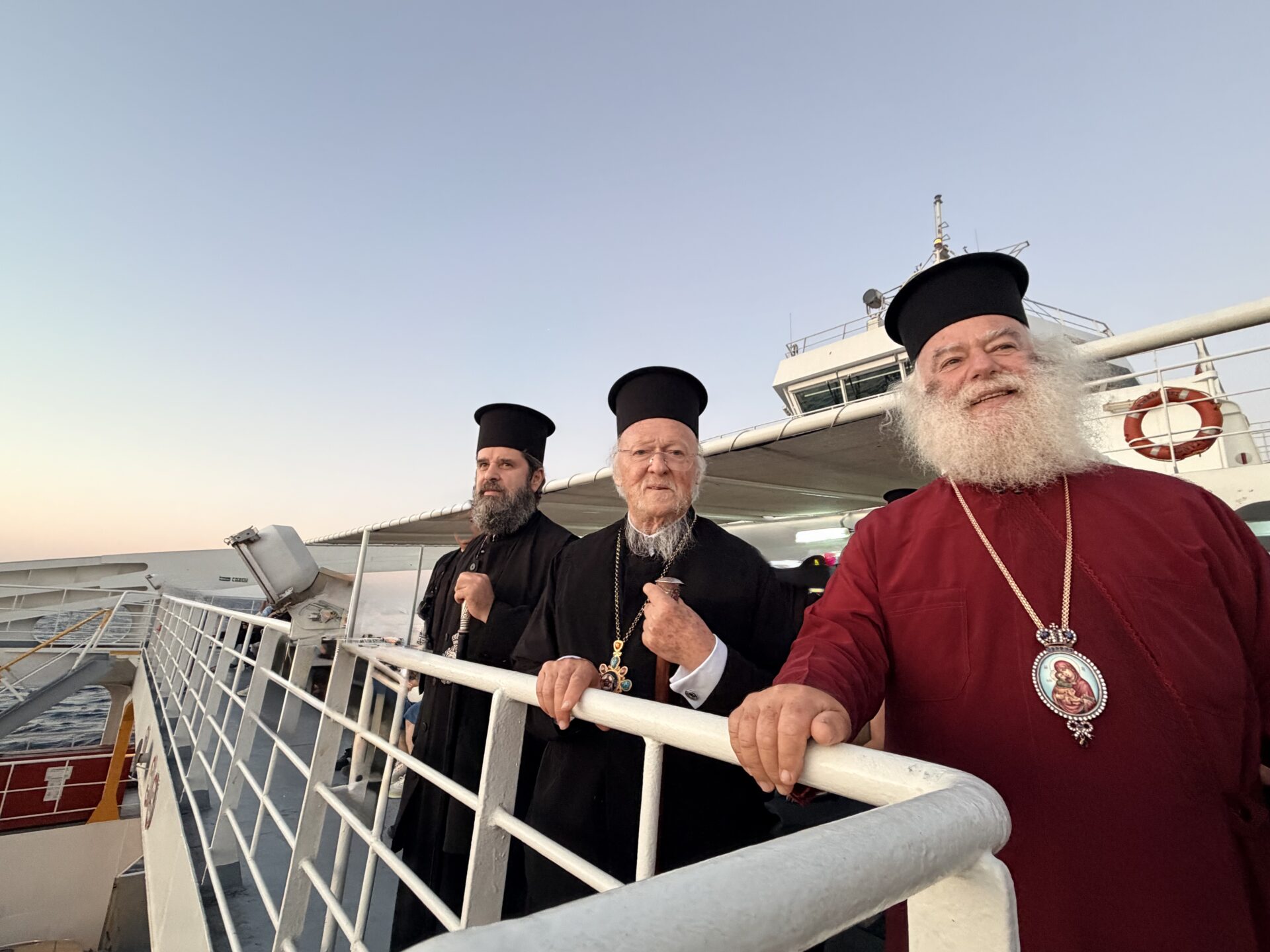 Από την επίσκεψη του Οικουμενικού Πατριάρχη, του Πάπα και Πατριάρχη Αλεξανδρείας και του Αρχιεπισκόπου Αλβανίας στην Ίμβρο