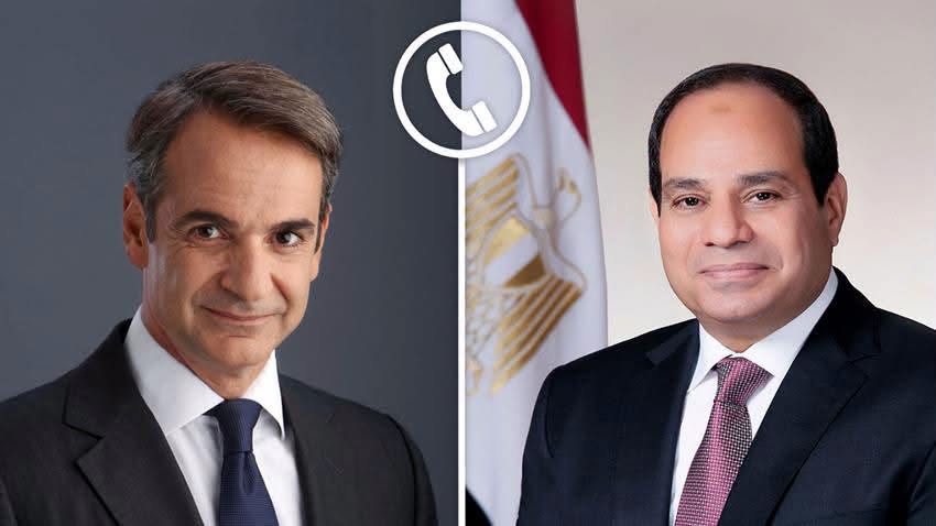 الرئيس السيسي: تضامن مصر الكامل مع اليونان في مواجهة تداعيات حرائق الغابات