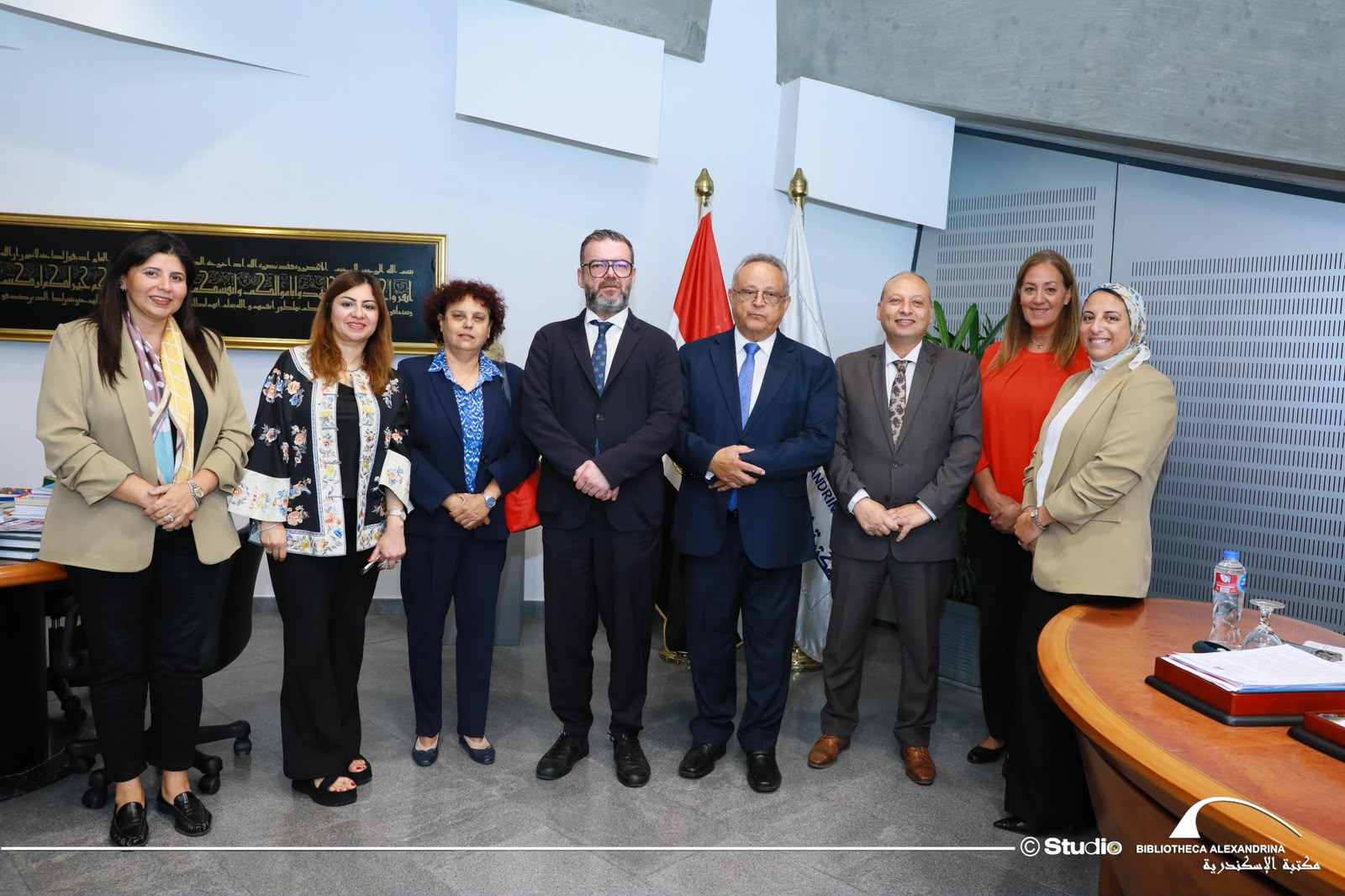 Εθιμοτυπική Επίσκεψη του νέου Γενικού Προξένου στη Βιβλιοθήκη Αλεξανδρείας
